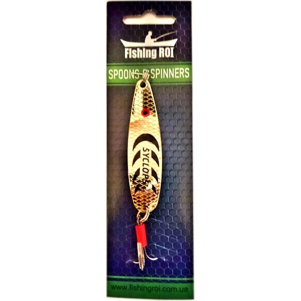 Блешня Fishing ROI Syclops 17гр 8см (SF0401-17-055) Gold Black