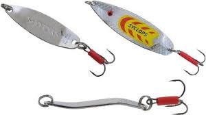 Блешня Fishing ROI Syclops 17гр 8см (SF0401-17-033) Silver Red Yellow