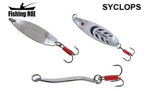 Блешня Fishing ROI Syclops 17гр 8см (SF0401-17-022) Silver Black