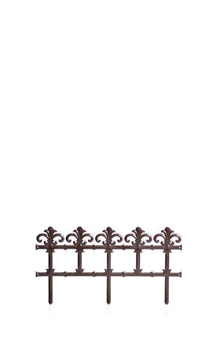 Садовый заборчик GARDEN - коричневый, 3,7 м - фото 1 - id-p1081394594