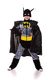 Дитячий костюм для хлопчика «Бетмен» 120-130 см, чорний, фото 2