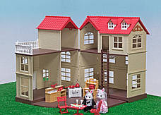 Великий будиночок Happy Family 012-10 тваринні флакові (аналог Sylvanian Families). Свет, фото 6