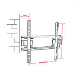Кронштейн (кріплення) КВАДО К-50 (фіксоване) для телевізора Samsung, LG, Philips, Sony, Kivi, фото 3