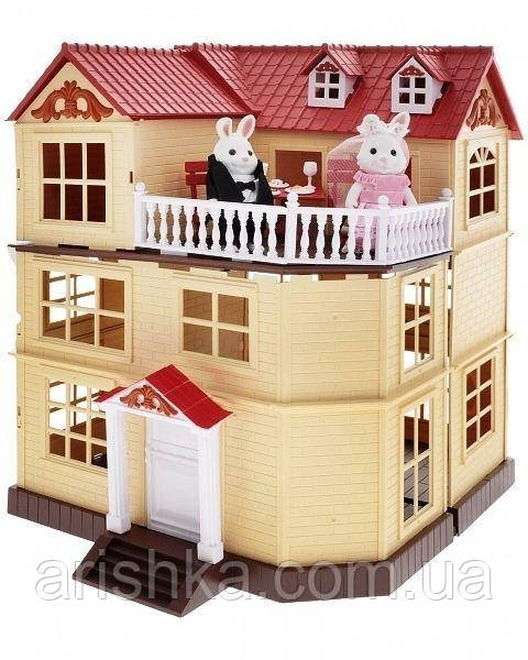 Великий будиночок Happy Family 012-10 тваринні флакові (аналог Sylvanian Families). Свет