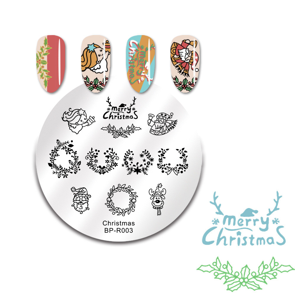 Пластина для стемпинга кругла Born Pretty BPR-003