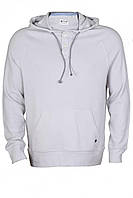 Мужская худи светло серая реглан Henley Hoodie Grey от Mustang размер M 48/50