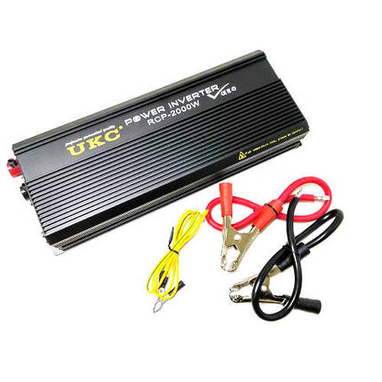 Інвертор перетворювач UKC 12V-220V RCP 2000W, фото 1