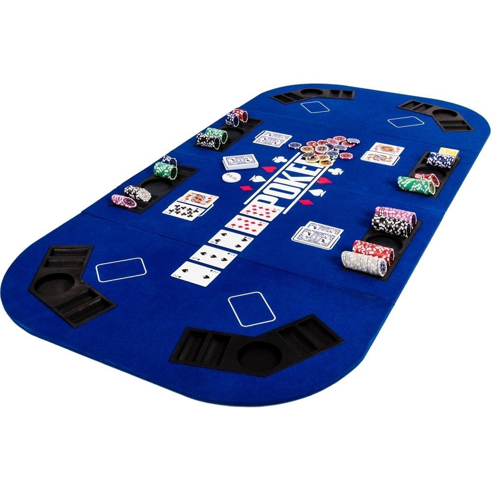 Складаний покерний стіл Pro Poker Compact 160x80 см Синій (830891)