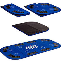 Складаний покерний стіл Pro Poker Compact 160x80 см Синій (830891), фото 3