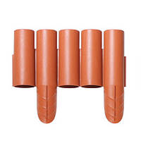 Бордюр садовий PALISADA — теракотовий, 2,4 м