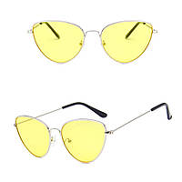 Іміджеві окуляри лисички жовті