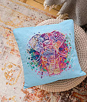 Набір-подушка для вишивки хрестом Слон (30 х 30 см) Абрис Арт AHP-001