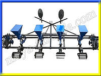 Сеялка для овощей, 4-х рядная (к мини трактору)