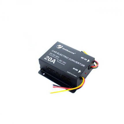 Перетворювач авто інвертор Goldsource DC/24v DC-12v 20A GS-D20A, фото 1