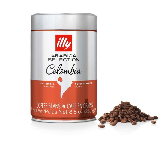 Кава в зернах illy Arabica Selection Colombia 250 з/б Італія Іллі Колумбія
