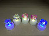 Світильник/Ночник Свічка LED Кристал із кольоровою підсвіткою, фото 2