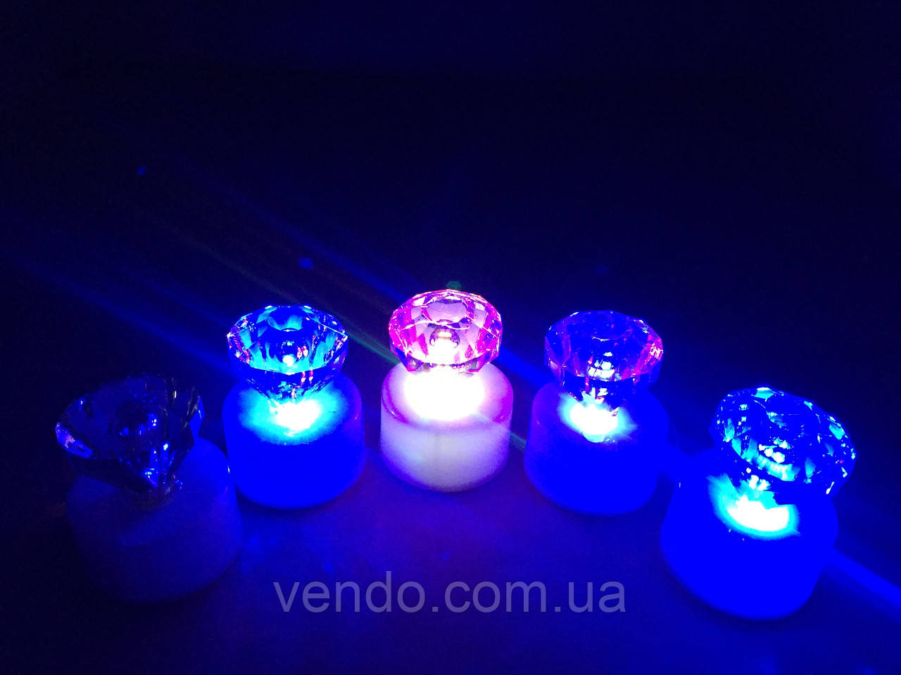 Світильник/Ночник Свічка LED Кристал із кольоровою підсвіткою