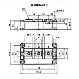 SKM450GB12E4 IGBT Силовий модуль Semikron, фото 3