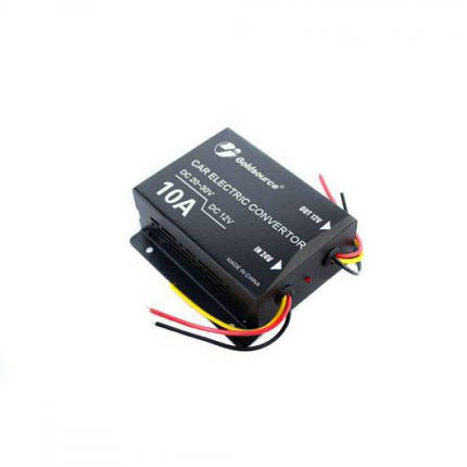 Перетворювач авто інвертор Goldsource DC/24v DC-12v 10A GS-D10A, фото 1