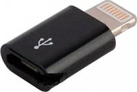 Перехідник micro USB / Lightning iPhone Black