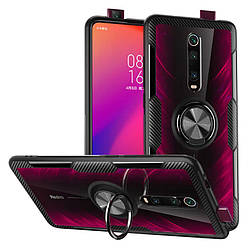 Чохол Primolux Ring Magnetic Stand для Xiaomi Mi 9T / Mi 9T Pro / Redmi K20 / K20 Pro - Black