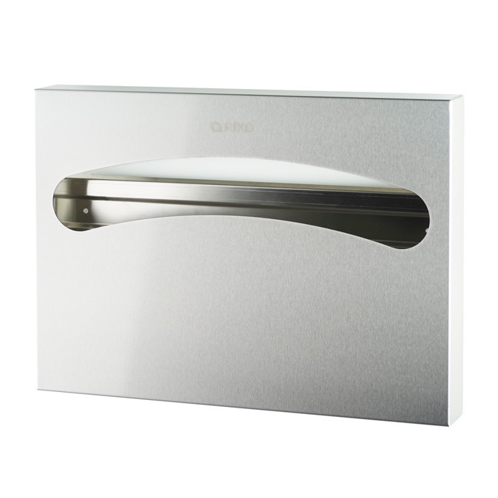 Диспенсер одноразових сидінь на унітаз нержавіюча сталь Rixo Solido T109, фото 1