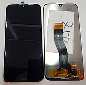 Оригінальний дисплей (модуль) + тачскрін (сенсор) Nokia 4.2 Dual Sim | TA-1157 (чорний колір)
