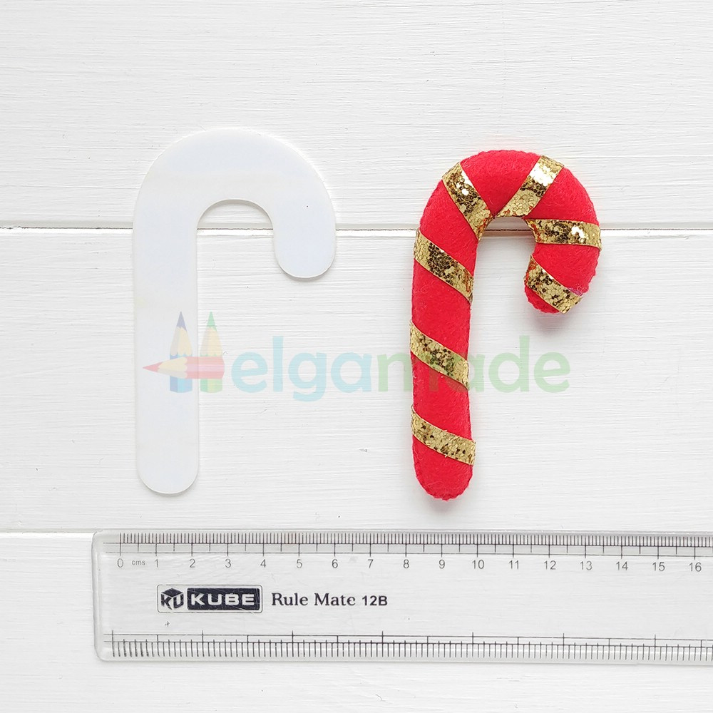 Шаблон пластиковий НОВОРІЧНИЙ ЛЬОДЯНИК, 10 см, фото 1