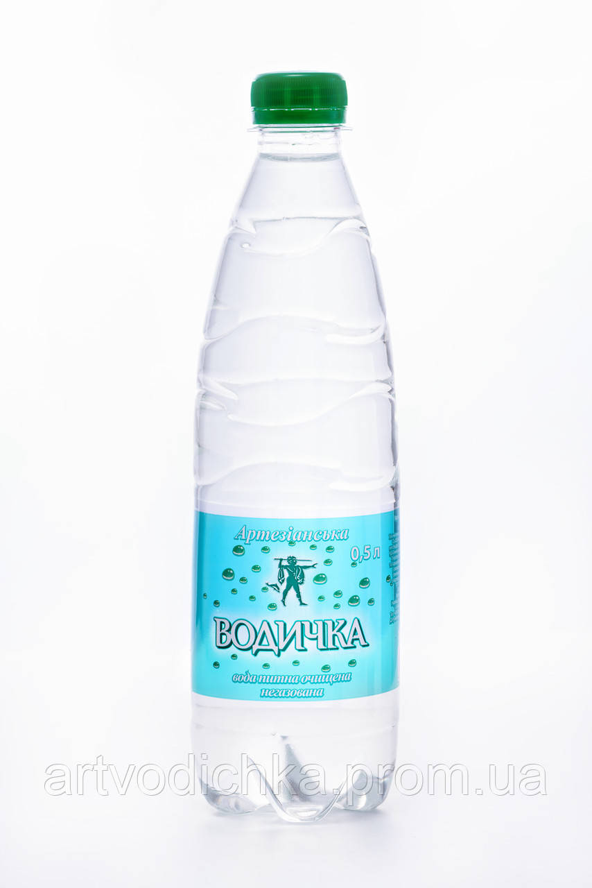 Вода "Водичка" 0,5 л, артезианська, негазована