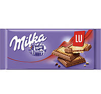 Milka LU Молочний шоколад із цілим печивом