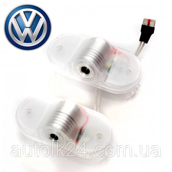Штатна Led підсвітка двері з логотипом Volkswagen