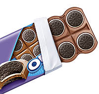 Milka Oreo Sandwich Молочний шоколад із цілим перенесений Oreo 92g, фото 2