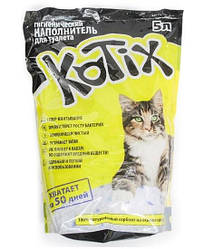 Силикагелевый наполнитель для кошачьего туалета Kotix 5 л