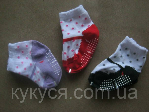 Шкарпетки для дівчинки з гальмами