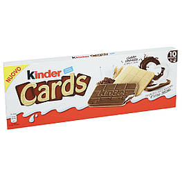 Kinder Cards Вафельні картки із шоколадно-молочним кремом 128g