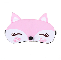Зручна маска для сну "Лиска рожева" Пов'язка на очі дитяча. Наглазна маска жіноча