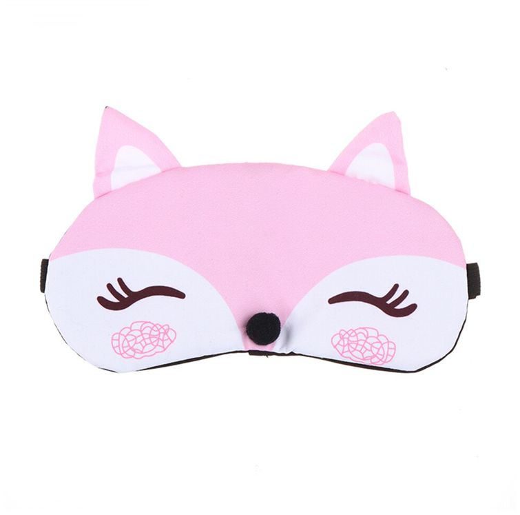 Зручна маска для сну "Лиска рожева" Пов'язка на очі дитяча. Наглазна маска жіноча