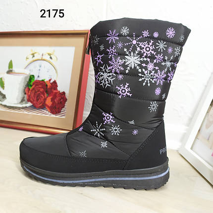 Чобітки-дутики жіночі на хутрі, дуже м'які та зручні, Progress, фото 1