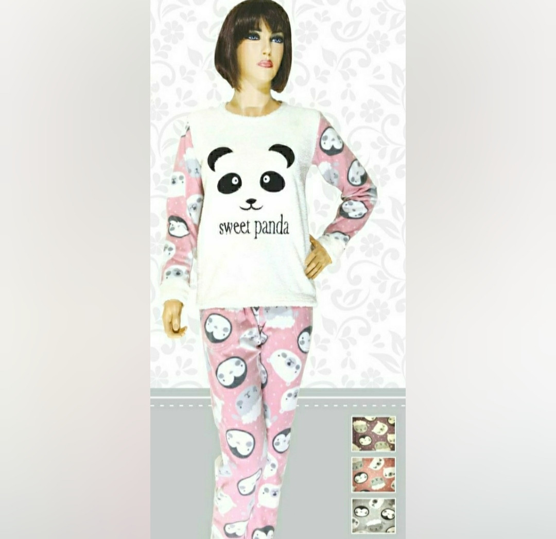 Жіноча зимова піжама-флісова, фото 1