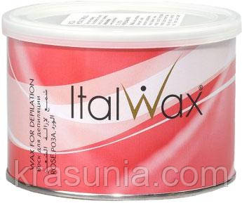 Теплий віск для депіляції в банку Троянда ItalWax 800