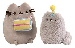 GUND Колекційний набір Пушин і Штормі День народження — Pusheen and Stormy Birthoday Plush