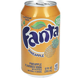 Fanta Pineapple USA Газований напій зі смаком ананаса 335ml