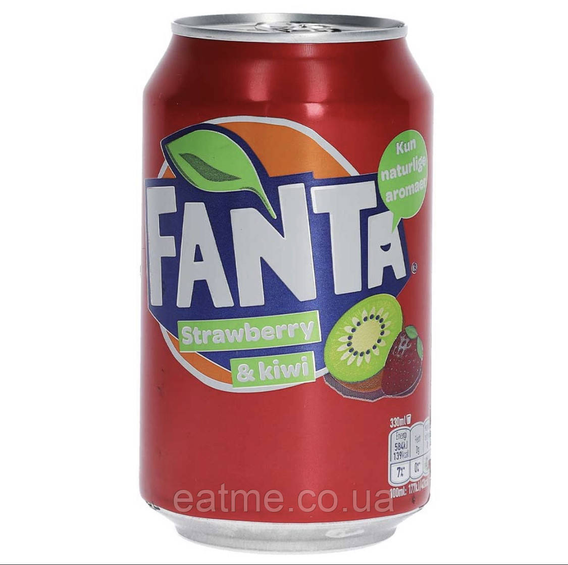 Fanta Strawberry & Kiwi Газований напій зі смаком полуниці та ківі