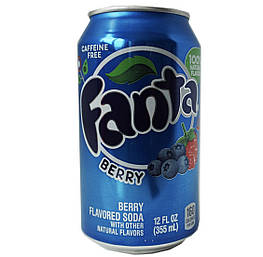 Fanta Berry USA Газований напій зі смаком лісових ягід 355ml