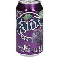 Fanta Grape USA Газированный напиток со вкусом винограда 355ml
