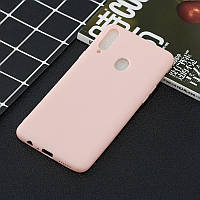 Чехол Soft Touch для Samsung Galaxy A10s (A107) силикон бампер светло-розовый