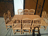 10 стульев "Кухонных №2" + стол 1,7х0,8 м.