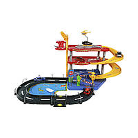 Игровой набор Гараж ( 3 уровня, 2 машинки , 1:43 ) Bburago Street Fire Parking Playset 18-30025