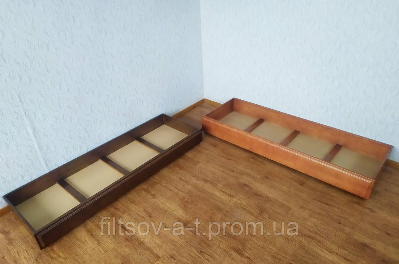 Деревянный ящик на прорезиненных колесиках (длина 180 см) от производителя - фото 3 - id-p631432658