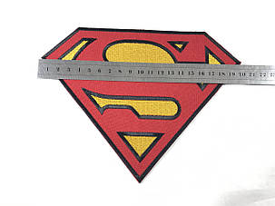 Нашивка Superman/ супермен 200х150 мм, фото 2